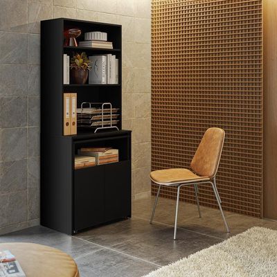 Mesa Escrivaninha Multifunção Office Multi Kits Paraná Preto