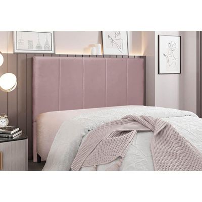 Cabeceira Cama Box Casal 140 Cm Arizona Veludo Lilás S04 - D'rossi