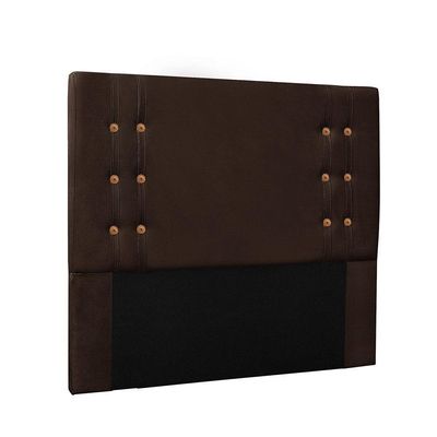 Cabeceira Cama Box Queen 160cm e Recamier Gênova Suede Café S04 - D'rossi