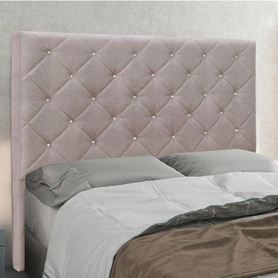 Cabeceira Cama Box Casal 140 Cm Tania Linho S04 Cor Areia