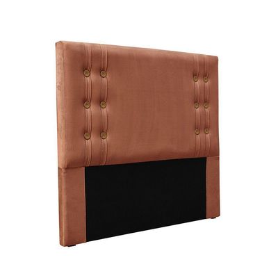 Cabeceira Cama Box Queen 160cm E Recamier Gênova Veludo Cobre S04 - D'rossi