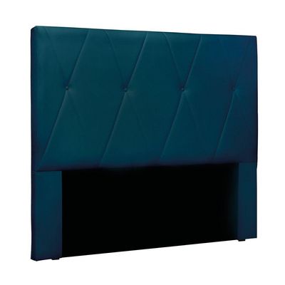 Cabeceira Cama Box Queen 160 Cm Aquilla Veludo Azul Marinho S04 - D'rossi