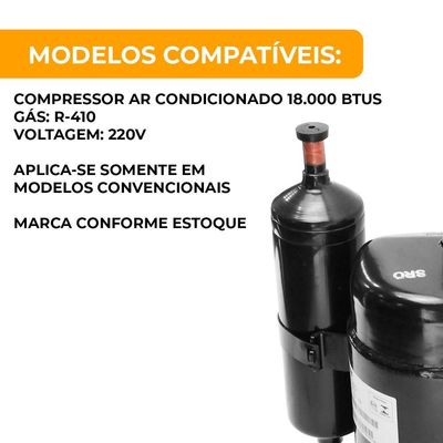 Compressor 18.000btus R410 220v