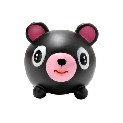 Brinquedo Squish Mostra Língua Weeego Ursinho - Polibrinq - Preto