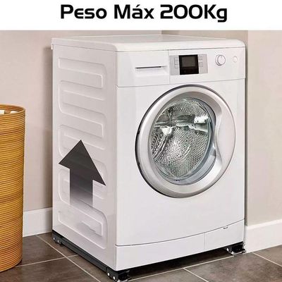 Suporte Com Rodinhas Para Arrastar Geladeira E Móveis