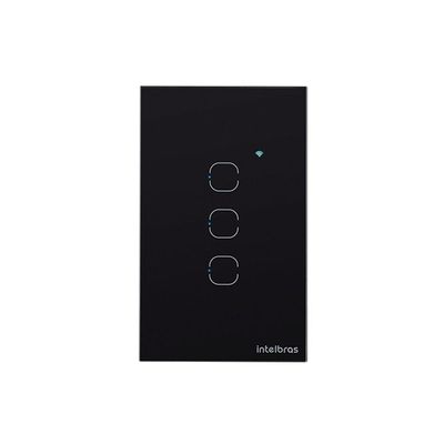 Interrupt. Conector Inteligente Wifi Touch3 Preto Intelbras Ews1003br