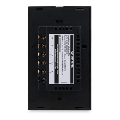 Interrupt. Conector Inteligente Wifi Touch3 Preto Intelbras Ews1003br