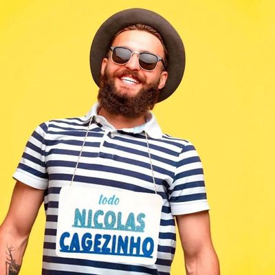 Plaquinha Divertida Em Eva - Todo Nicolas Cagezinho