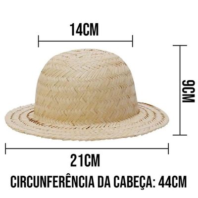 Chapéu De Palha Para Bebê - Fofão Baby