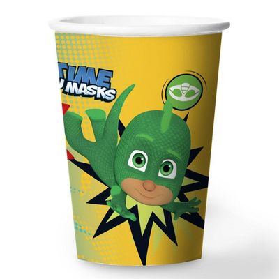 Copo De Papel Pj Masks - 180ml - 8 Unidades