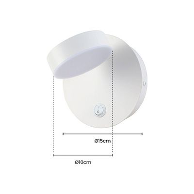 Arandela Skylight Orbit 3116 Led Bivolt Branco