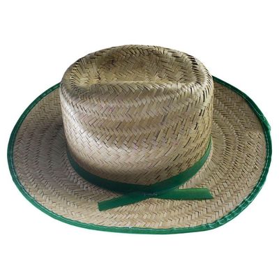 Chapéu De Palha Adulto Texano Festa Junina Com Fita