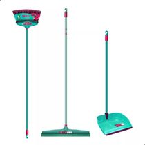 Kit Vassoura + Pá Com Cabo + Rodo 40cm Noviça Bettanin