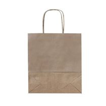 Sacola De Papel Kraft 16cm X 13,5cm X 8cm - 10 Unidades