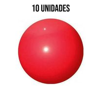 Bola De Vinil Lisa Vermelha - 14 Polegadas - 10 Unidades