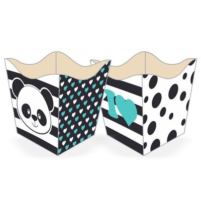 Cachepot De Papel Panda Pequeno - 10 Unidades