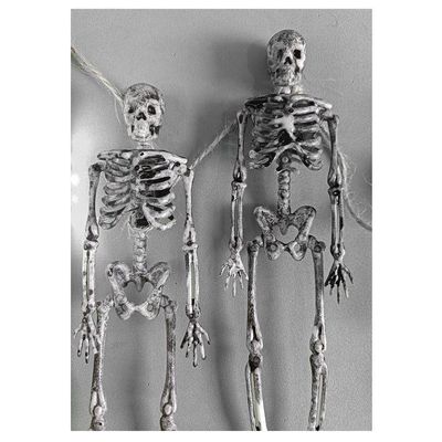 Varal Decorativo De Esqueletos Halloween - 100cm