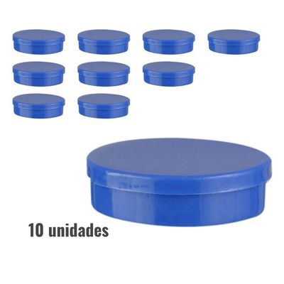 Mini Latinha Para Lembrancinha Azul Escuro - 10 Unidades
