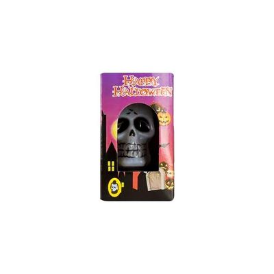 Luminária Lampião De Caveira Halloween Com Luz