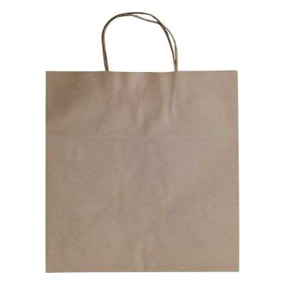 Sacola De Papel Kraft 28cm X 27cm X 20cm - 10 Unidades