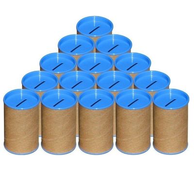 Cofrinho De Papelão Personalizável Azul - 6 Unidades