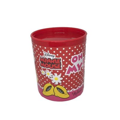 Mini Cofrinho De Plástico Minnie Disney - 1 Unidade