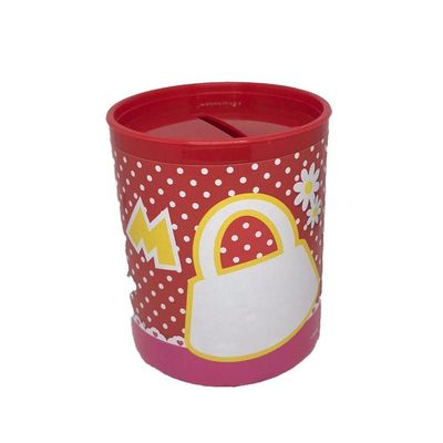 Mini Cofrinho De Plástico Minnie Disney - 1 Unidade