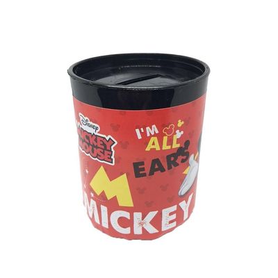 Mini Cofrinho De Plástico Mickey Disney - 1 Unidade