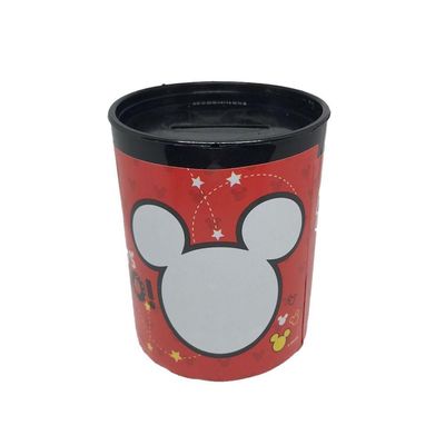 Mini Cofrinho De Plástico Mickey Disney - 1 Unidade