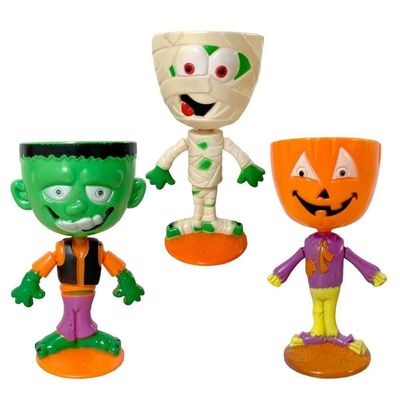 Taça Halloween De Plástico Boneco Assustador Modelo Abóbora