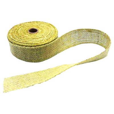 Fita De Juta Amarela - 80mm X 10m