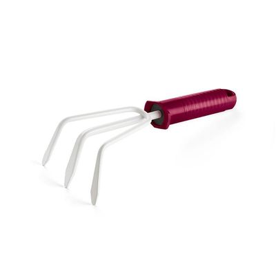 Kit Ferramentas De Jardim Plástico Bordô-branco Jardinar Atlas 4 Peças