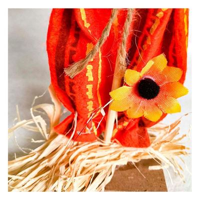 Espantalho Festa Junina Decorativo De Mesa - 25cm X 10cm