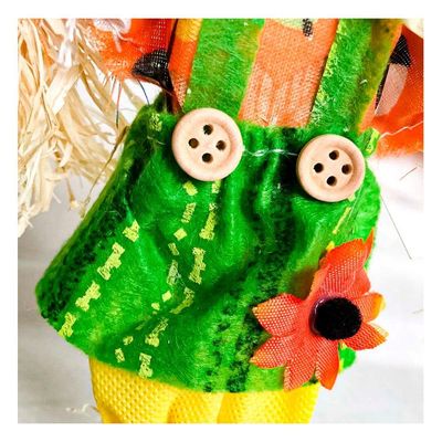 Espantalho Festa Junina Decorativo De Mesa - 25cm X 10cm