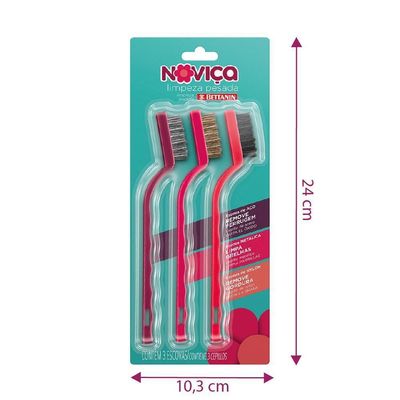 Kit De Escovas Para Limpeza Pesada Noviça Bettanin