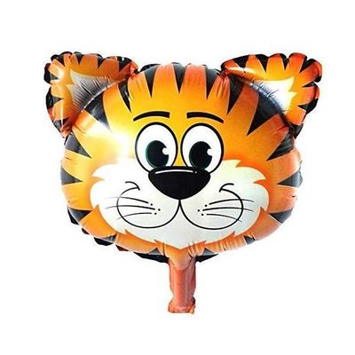 Balão Metalizado Cabeça De Tigre - 17 Polegadas