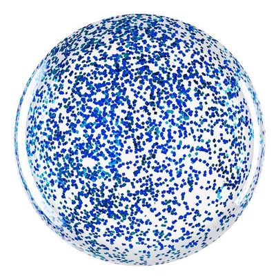 Confete Metalizado Para Balão Quadrado Azul - 25g