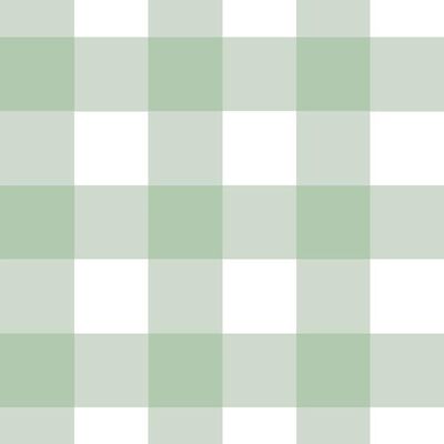 Papel De Parede Doce Estilo Xadrez Verde 81956