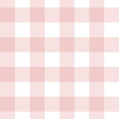 Papel De Parede Doce Estilo Xadrez Rosa 82090