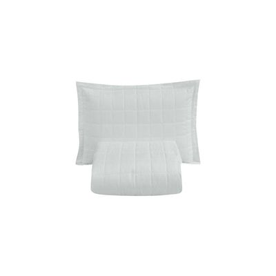 Kit Cobre Leito Matelado Dupla Face Soft 2 Peças Solteiro 100% Poliéster - Branco
