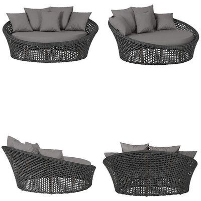 Chaise Hungria Pintura Marrom Corda Náutica E11 Trama Preto