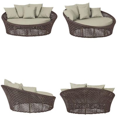 Chaise Hungria Pintura Fendi Corda Náutica E7 Trama Original Marrom
