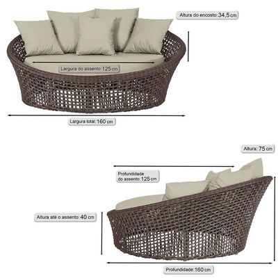 Chaise Hungria Pintura Fendi Corda Náutica E7 Trama Original Marrom