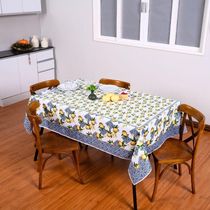 Toalha De Mesa Estampada Allegra 1 Peça 8 Lugares 100% Poliéster - Limão