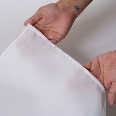 Toalha De Mesa Basic 1 Peça 3,00m X 1,40m 10 Lugares Tecido Oxford 100% Poliéster - Branco