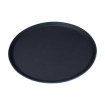 Kit 4 Bandejas De Servir Garçom Profissional Bar Restaurante Antiderrapante Emcasatem 40cm
