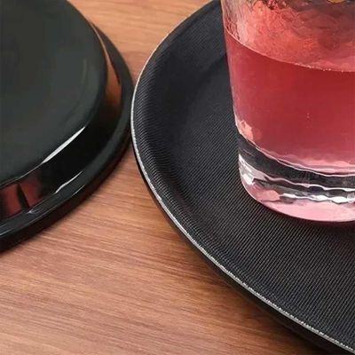 Kit 3 Bandejas De Servir Garçom Profissional Bar Restaurante Antiderrapante Emcasatem 40cm