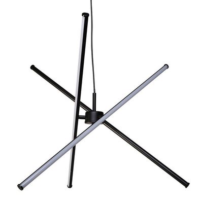 Lustre Pendente Taschibra Pole Led Bivolt Preto 3000k Luz Amarela 15051093