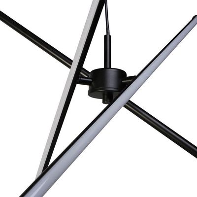 Lustre Pendente Taschibra Pole Led Bivolt Preto 3000k Luz Amarela 15051093