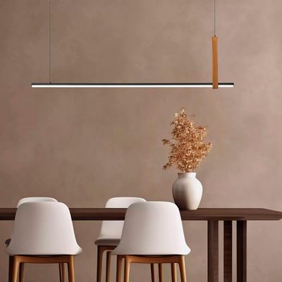 Lustre Pendente Taschibra Manila Led Bivolt Preto 3000k Luz Amarela 15051074
